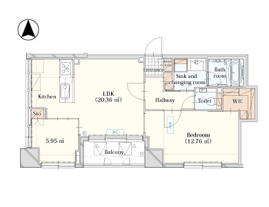 Atype Floor plan